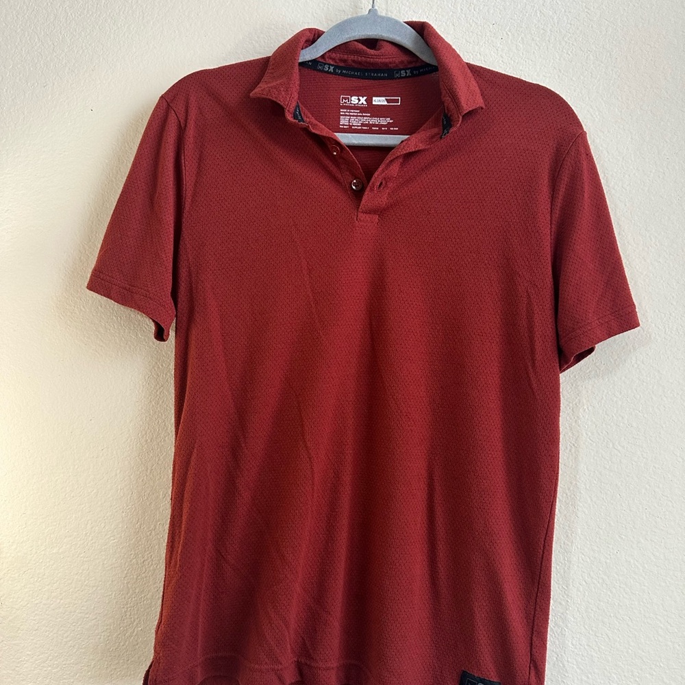 Classic Red Polo Shirt for Men